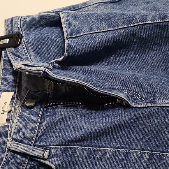 BA&SH Astel Jeans Straight Cut Offs in Indigo Size 2 - Picture 11 of 16